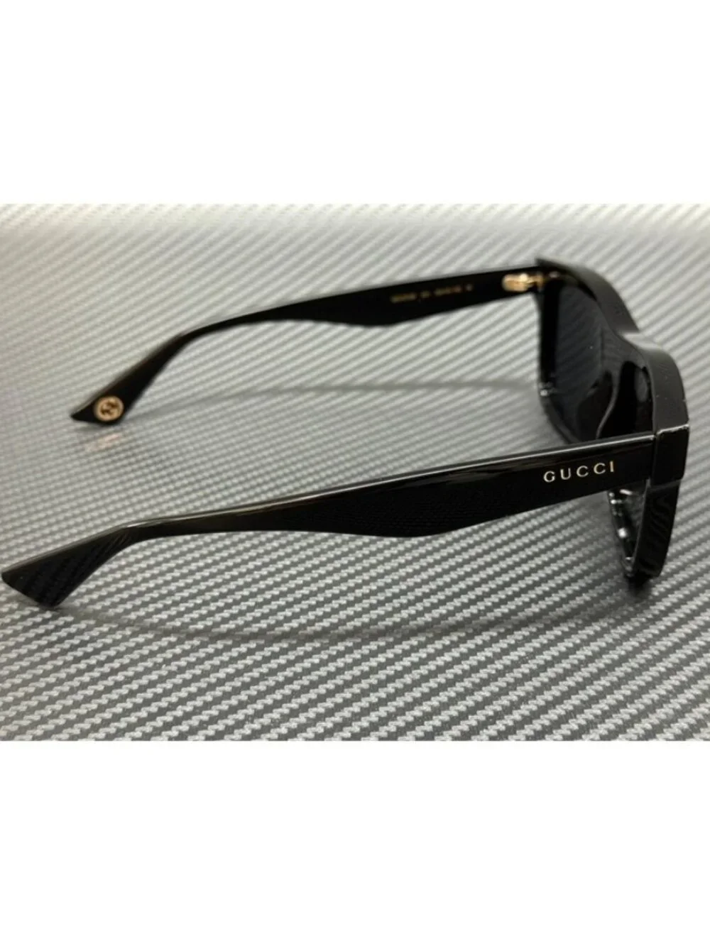 New Gucci Men Black Sunglasses 56-18-150